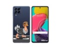 Funda Silicona Transparente para Samsung Galaxy M53 5G diseño Avestruz Dibujos