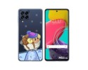 Funda Silicona Transparente para Samsung Galaxy M53 5G diseño Cabra Dibujos