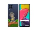 Funda Silicona Transparente para Samsung Galaxy M53 5G diseño Mono Dibujos