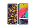 Funda Silicona Transparente para Samsung Galaxy M53 5G diseño Otoño Dibujos