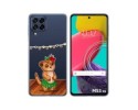 Funda Silicona Transparente para Samsung Galaxy M53 5G diseño Suricata Dibujos