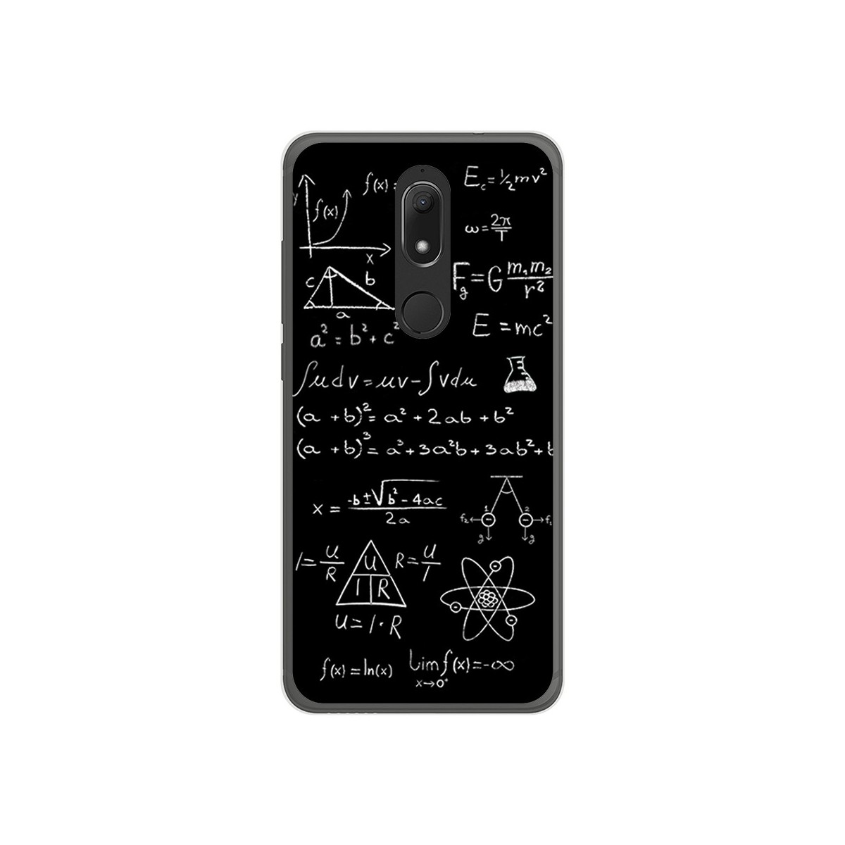 Funda Gel Tpu para Wiko View Prime Diseño Formulas Dibujos