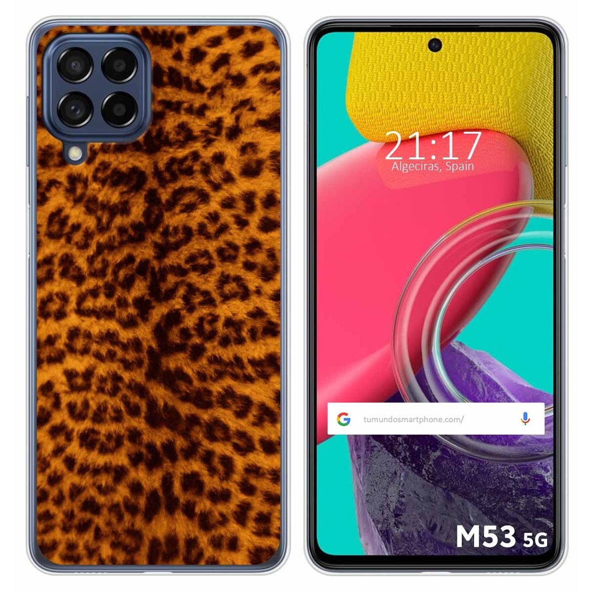 Funda Silicona para Samsung Galaxy M53 5G diseño Animal 03 Dibujos