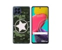 Funda Silicona para Samsung Galaxy M53 5G diseño Camuflaje 01 Dibujos