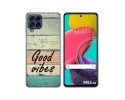 Funda Silicona para Samsung Galaxy M53 5G diseño Madera 01 Dibujos