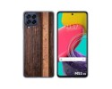 Funda Silicona para Samsung Galaxy M53 5G diseño Madera 05 Dibujos