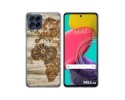 Funda Silicona para Samsung Galaxy M53 5G diseño Madera 07 Dibujos