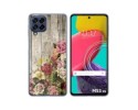 Funda Silicona para Samsung Galaxy M53 5G diseño Madera 08 Dibujos