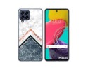 Funda Silicona para Samsung Galaxy M53 5G diseño Mármol 05 Dibujos