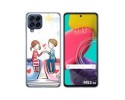 Funda Silicona para Samsung Galaxy M53 5G diseño Café Dibujos