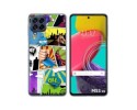 Funda Silicona para Samsung Galaxy M53 5G diseño Comic Dibujos