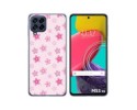 Funda Silicona para Samsung Galaxy M53 5G diseño Flores Dibujos