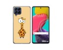 Funda Silicona para Samsung Galaxy M53 5G diseño Jirafa Dibujos