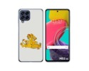 Funda Silicona para Samsung Galaxy M53 5G diseño Leones Dibujos
