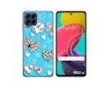 Funda Silicona para Samsung Galaxy M53 5G diseño Mariposas Dibujos
