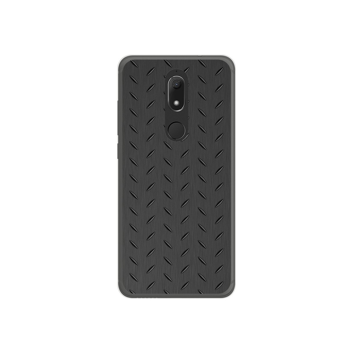 Funda Gel Tpu para Wiko View Prime Diseño Metal Dibujos