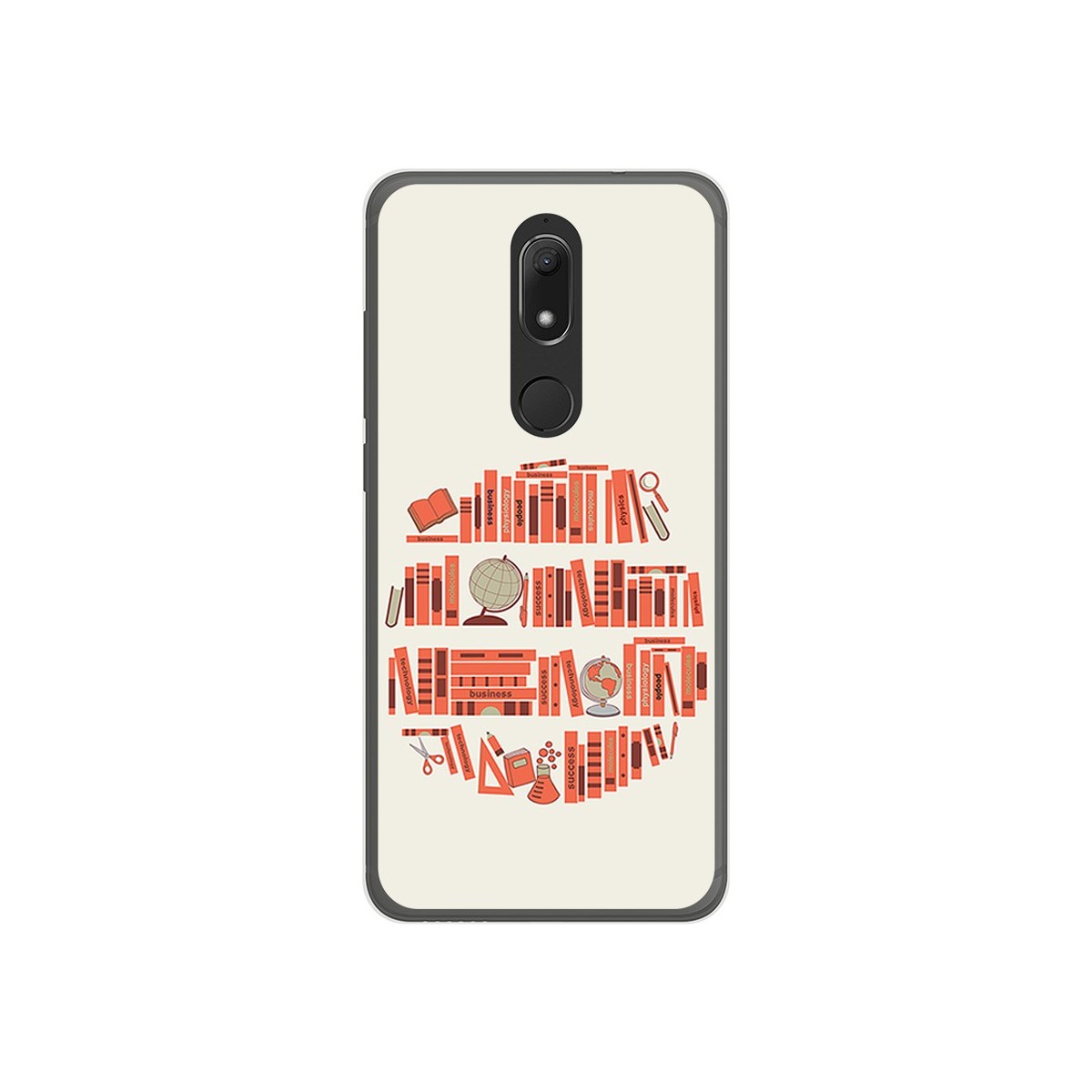 Funda Gel Tpu para Wiko View Prime Diseño Mundo Libro Dibujos