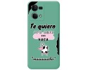 Funda Silicona Líquida Verde para Oppo Reno 7 4G diseño Vaca Dibujos