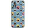 Funda Silicona Líquida Azul para Xiaomi POCO M4 Pro 4G diseño Catrina Dibujos