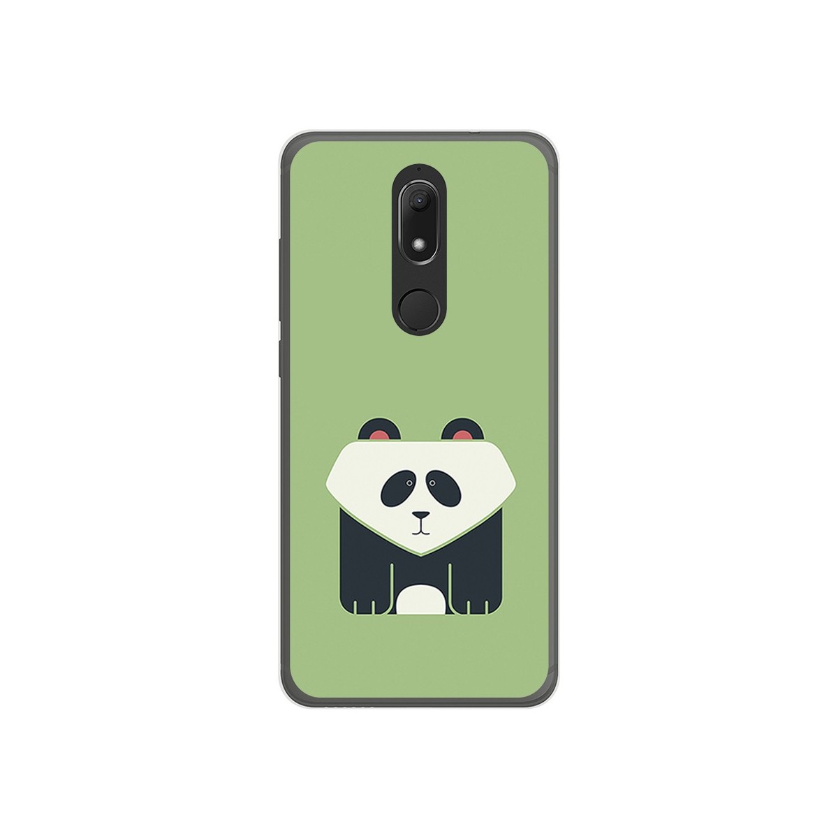 Funda Gel Tpu para Wiko View Prime Diseño Panda Dibujos