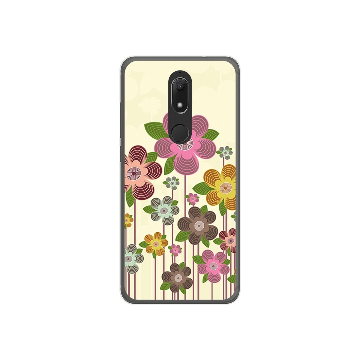 Funda Gel Tpu para Wiko View Prime Diseño Primavera En Flor  Dibujos