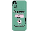 Funda Silicona Líquida Verde para Xiaomi POCO M4 Pro 4G diseño Vaca Dibujos