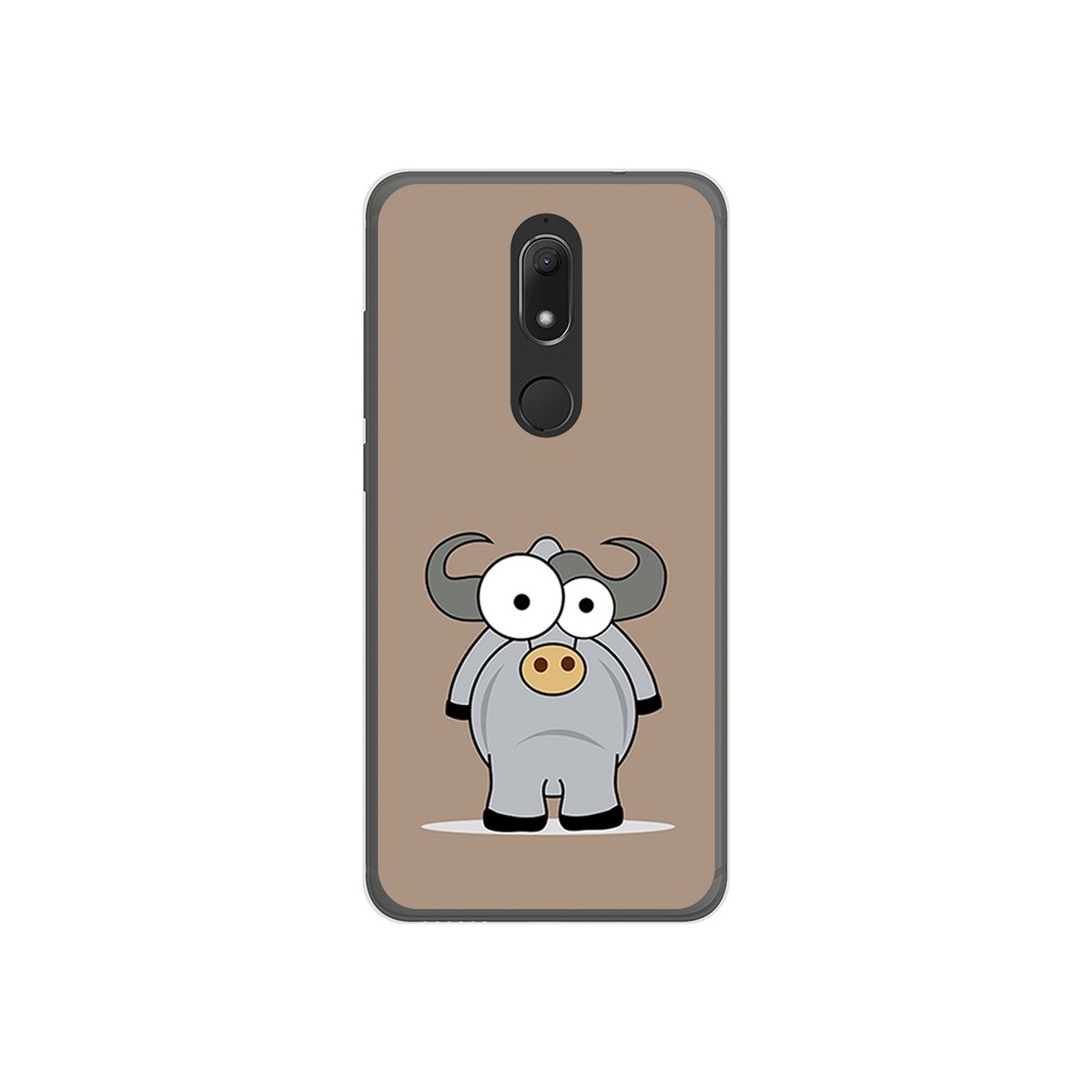 Funda Gel Tpu para Wiko View Prime Diseño Toro Dibujos