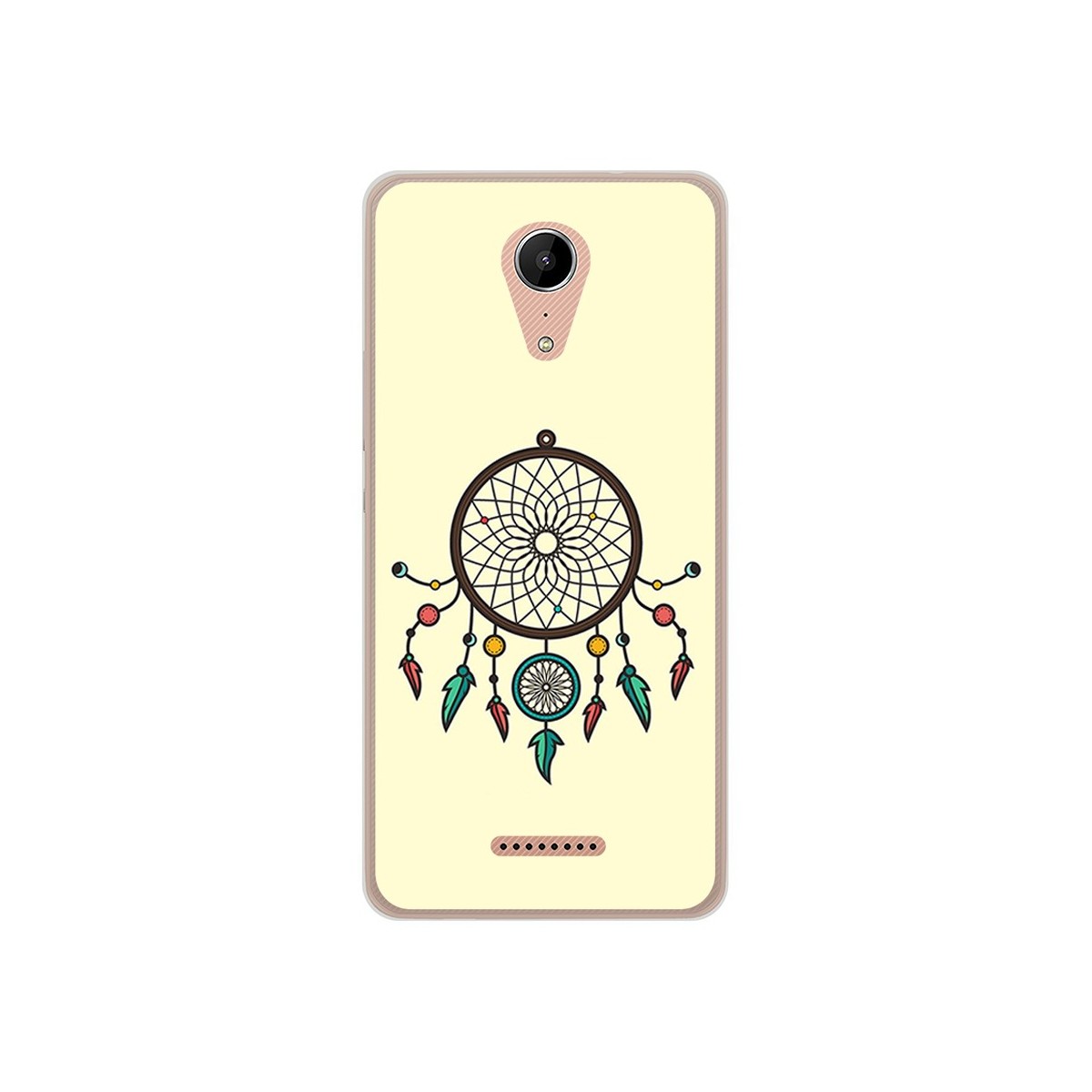 Funda Gel Tpu para Wiko Tommy2 Diseño Atrapasueños Dibujos