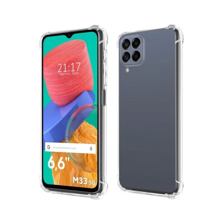 Funda Silicona Antigolpes Transparente para Samsung Galaxy M33 5G