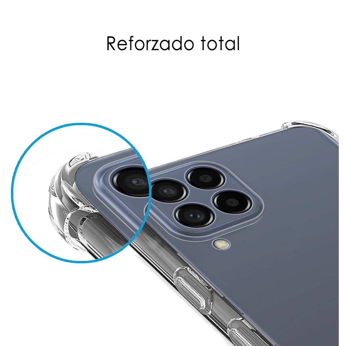 Funda Silicona Antigolpes Transparente para Samsung Galaxy M33 5G