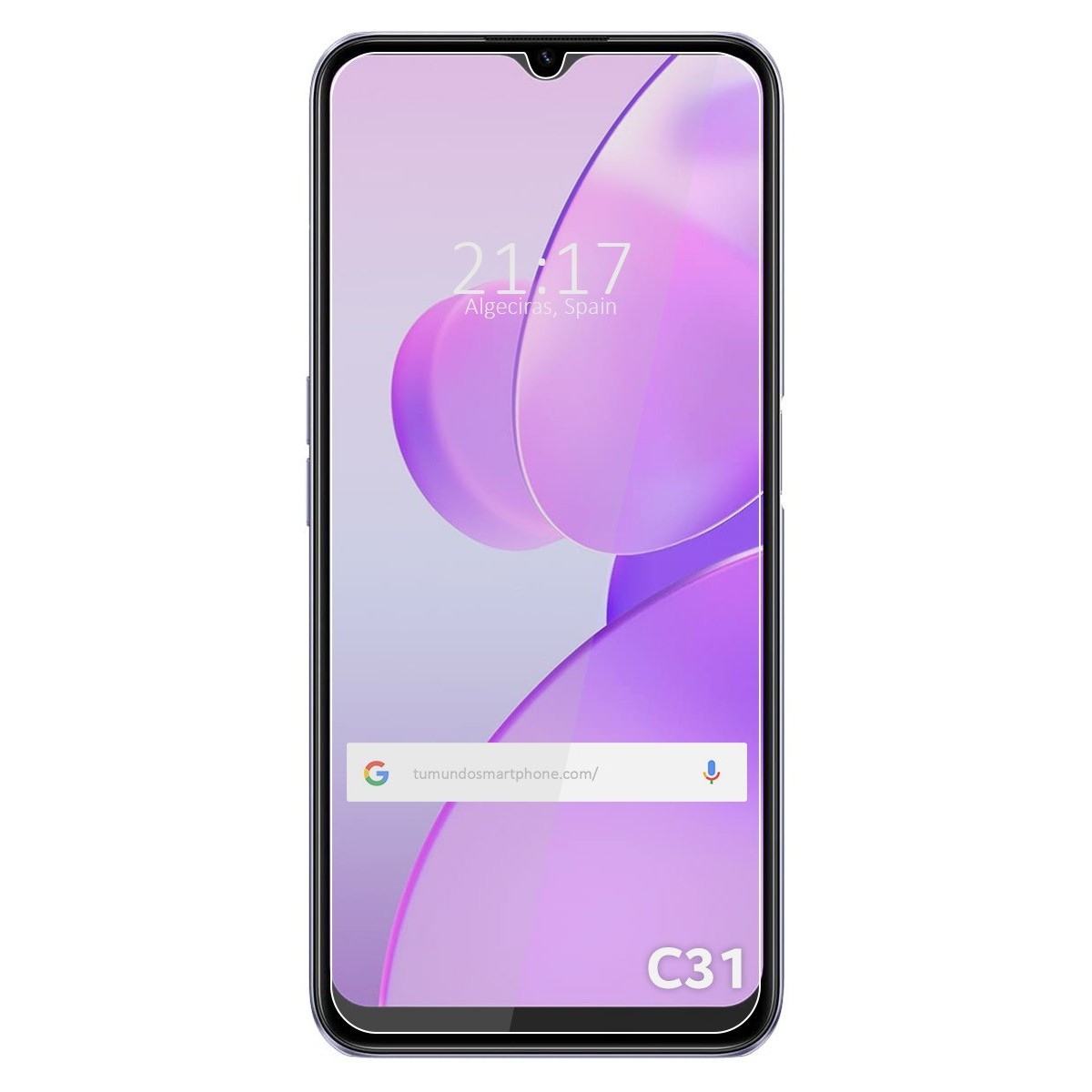 Protector Cristal Templado para Realme C31 Vidrio