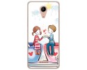 Funda Gel Tpu para Wiko Tommy2 Diseño Cafe Dibujos