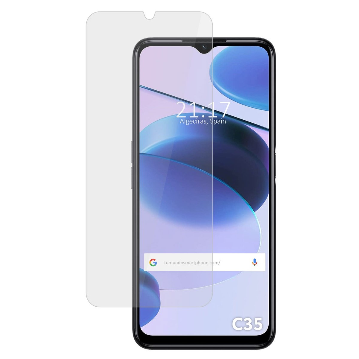 Protector Cristal Templado para Realme C35 Vidrio