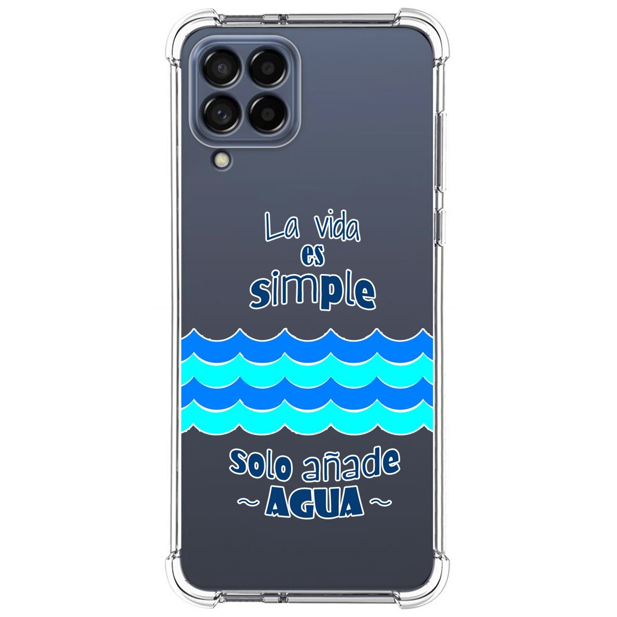 Funda Silicona Antigolpes para Samsung Galaxy M33 5G diseño Agua Dibujos