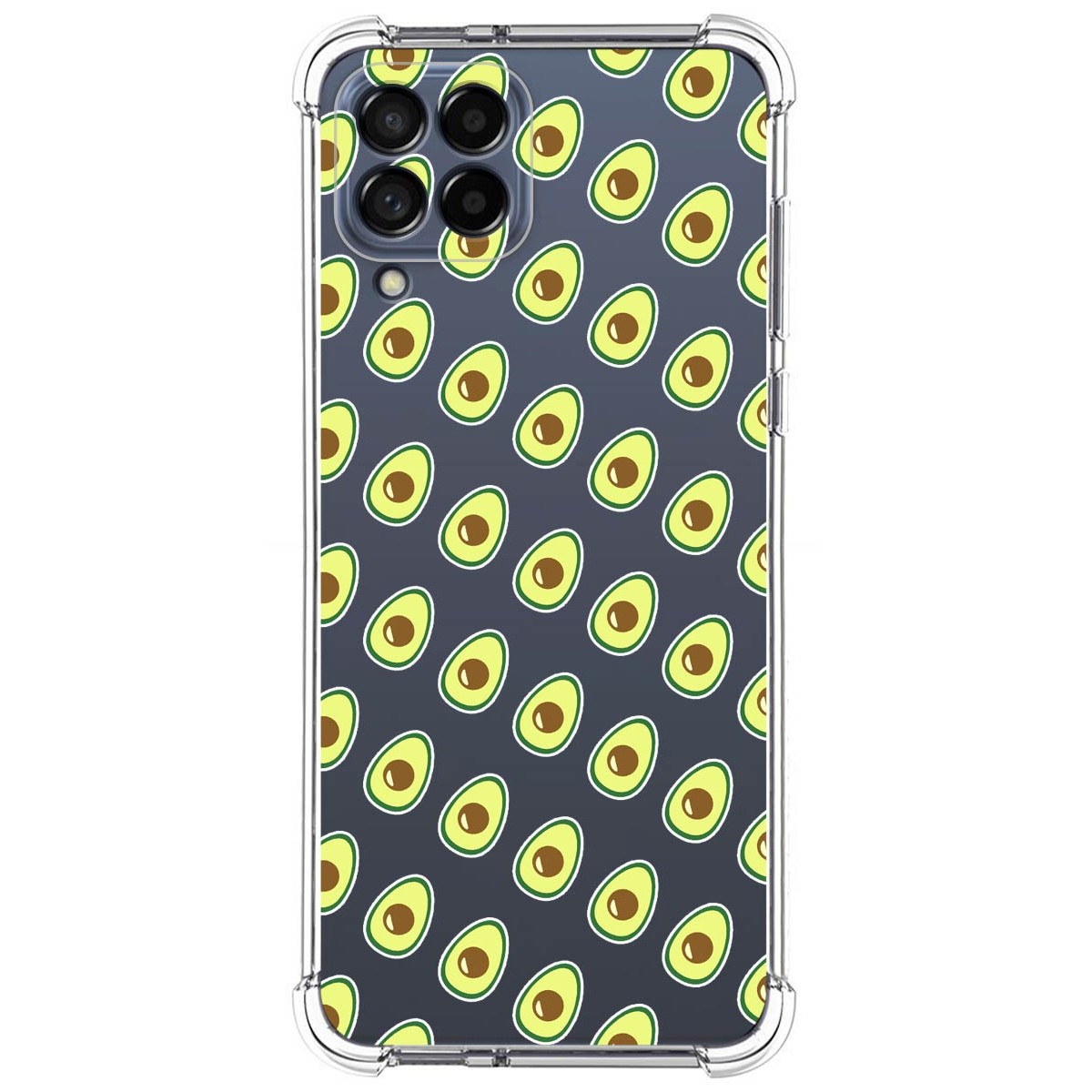 Funda Silicona Antigolpes para Samsung Galaxy M33 5G diseño Aguacate Dibujos