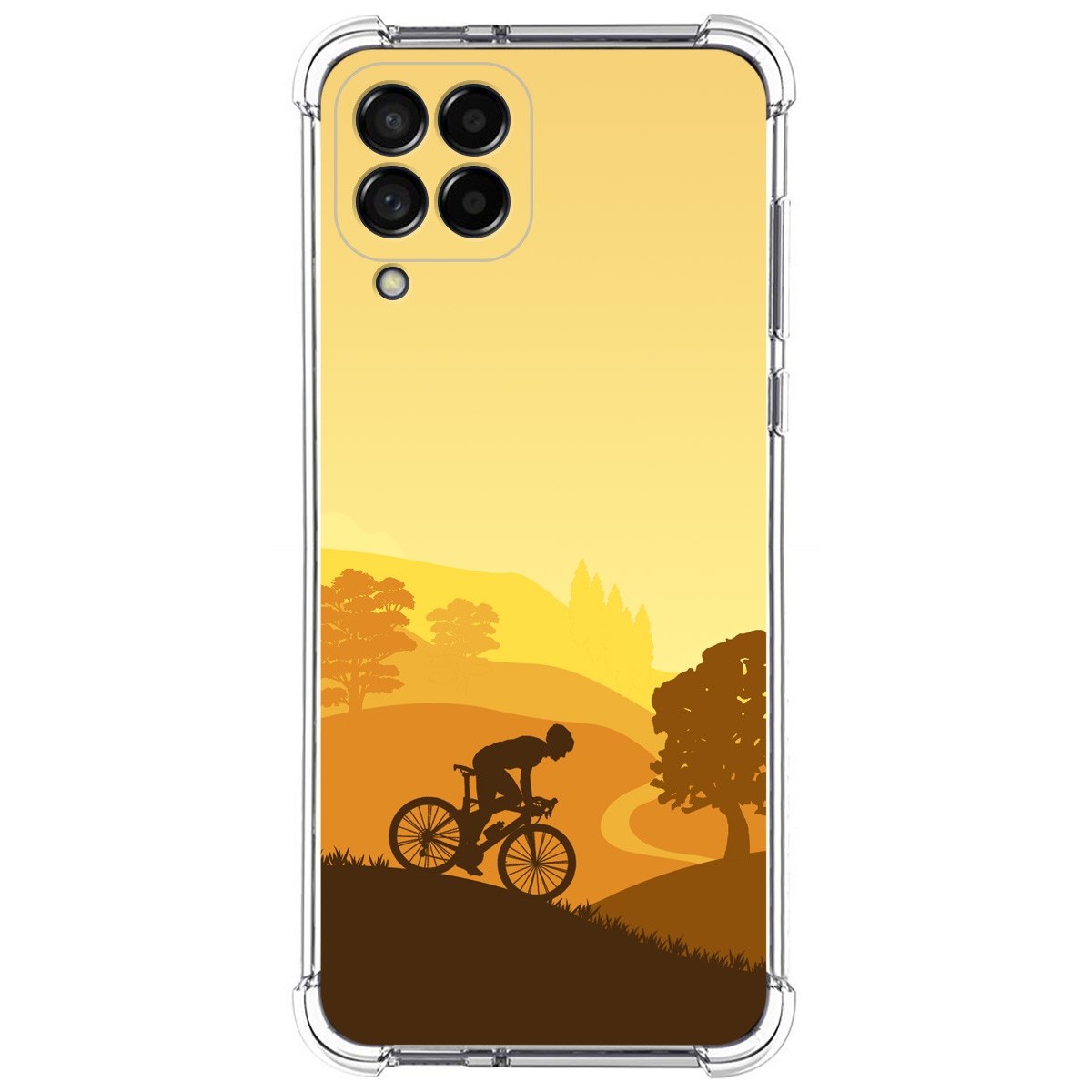 Funda Silicona Antigolpes para Samsung Galaxy M33 5G diseño Ciclista Dibujos