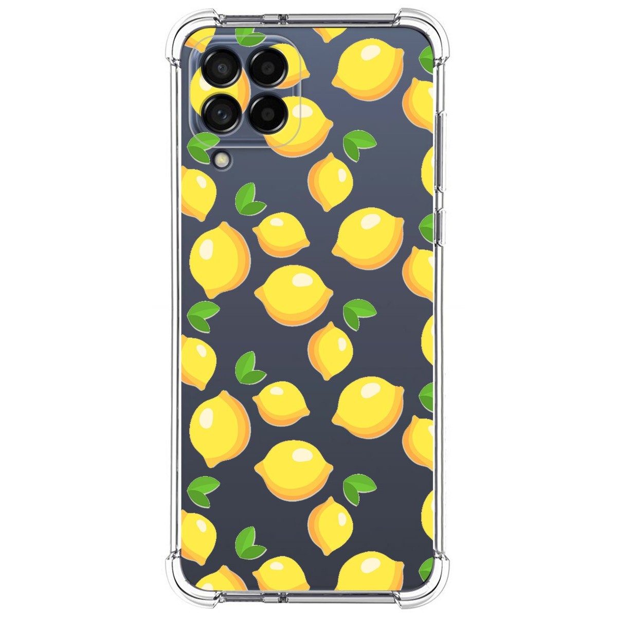 Funda Silicona Antigolpes para Samsung Galaxy M33 5G diseño Limones Dibujos