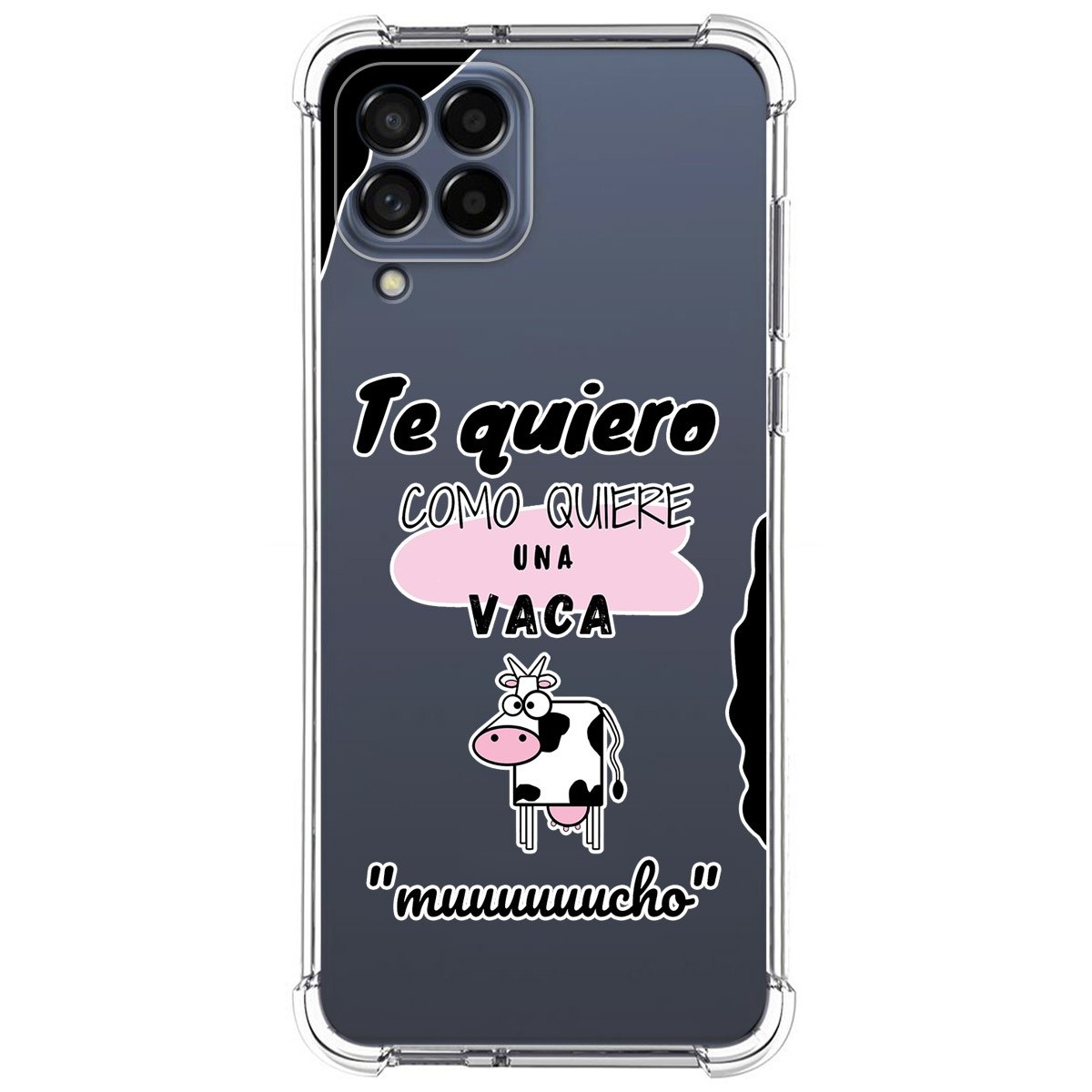 Funda Silicona Antigolpes para Samsung Galaxy M33 5G diseño Vaca Dibujos