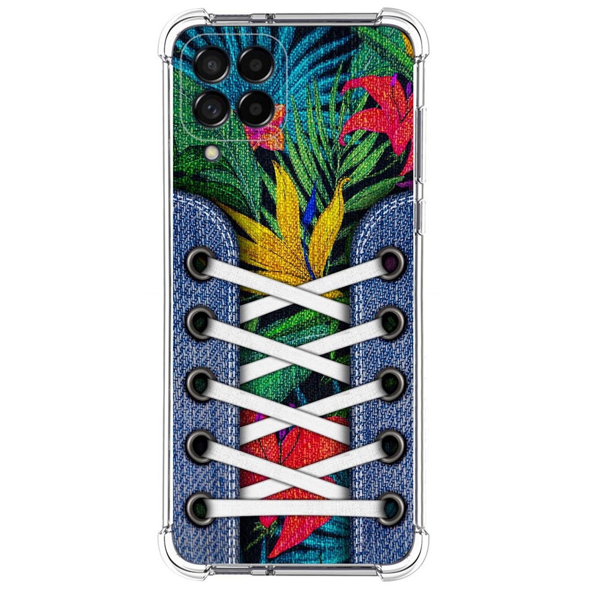 Funda Silicona Antigolpes para Samsung Galaxy M33 5G diseño Zapatillas 12 Dibujos