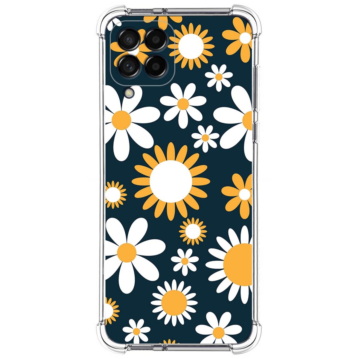 Funda Silicona Antigolpes para Samsung Galaxy M33 5G diseño Flores 08 Dibujos
