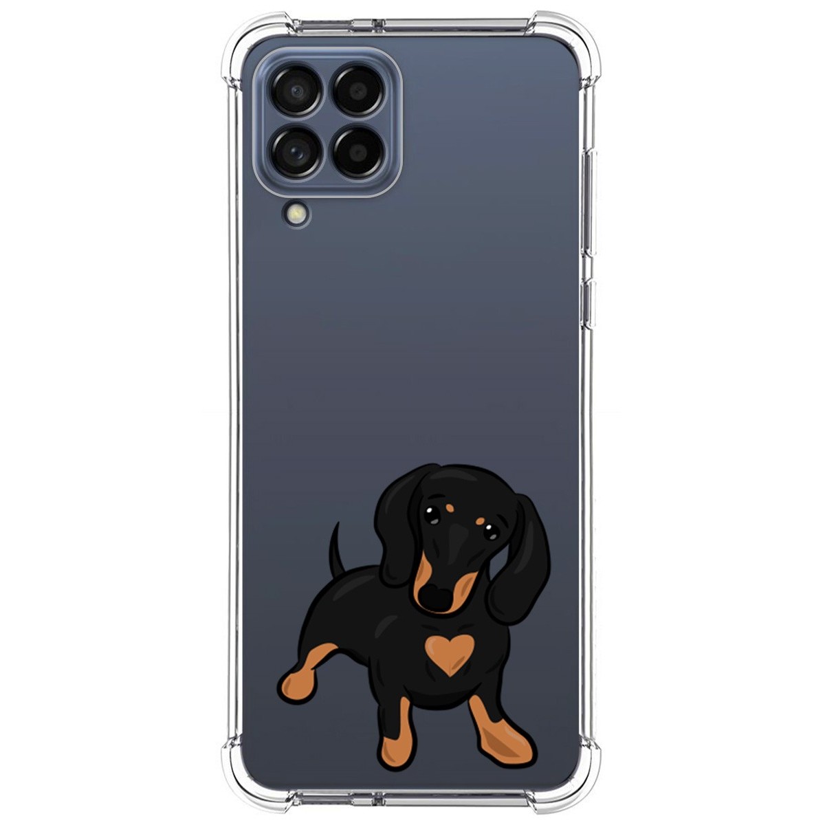 Funda Silicona Antigolpes para Samsung Galaxy M33 5G diseño Perros 04 Dibujos