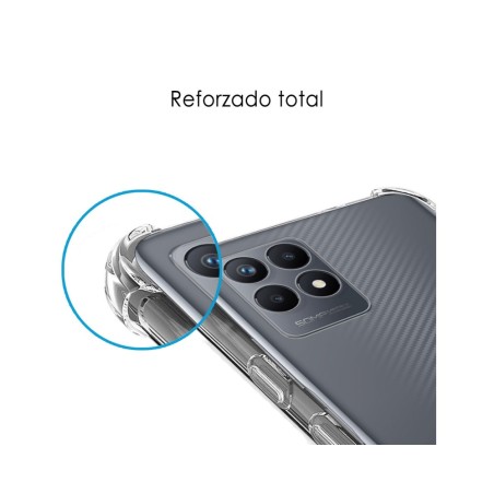 Funda Silicona Antigolpes Transparente para Realme Narzo 50
