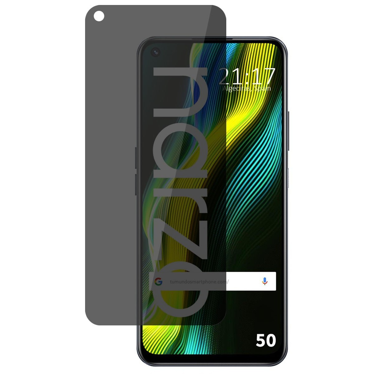 Protector Pantalla Hidrogel Privacidad Antiespías para Realme Narzo 50