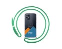 Personaliza tu Funda Colgante Transparente para Realme Narzo 50 con Cordon Verde Agua Dibujo Personalizada