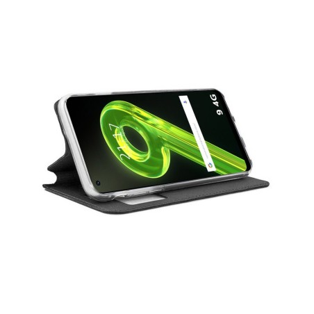 Funda Libro Soporte con Ventana para Realme 9 4G Color Negra
