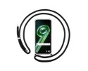 Funda Colgante Transparente para Realme 9 5G con Cordon Negro