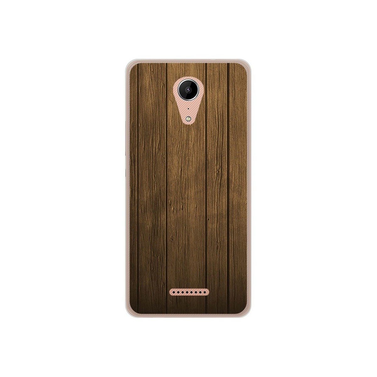 Funda Gel Tpu para Wiko Tommy2 Diseño Madera Dibujos