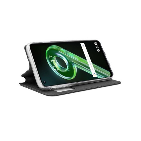 Funda Libro Soporte con Ventana para Realme 9 5G Color Negra