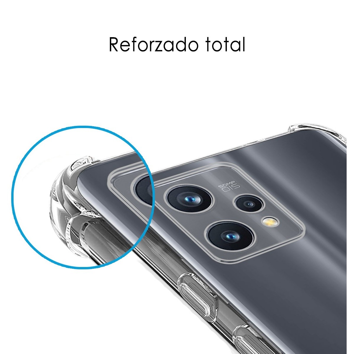Funda Silicona Antigolpes Transparente para Realme 9 5G
