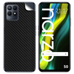 Pegatina Vinilo Autoadhesiva Textura Carbono para Realme Narzo 50